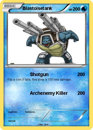 Pokemon Blastoisetank