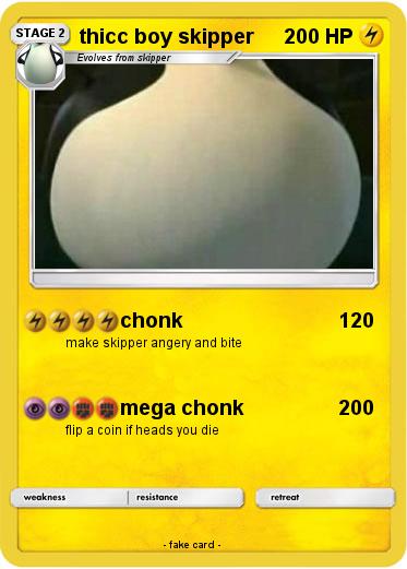 Pokemon thicc boy skipper