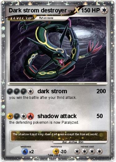 Pokemon Dark strom destroyer