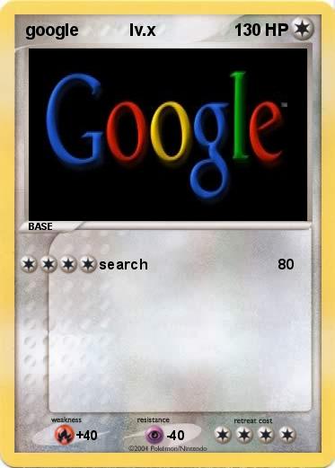 Pokemon google           lv.x