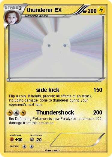 Pokemon thunderer EX