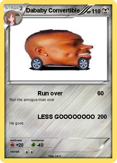 Pokemon Dababy Convertible