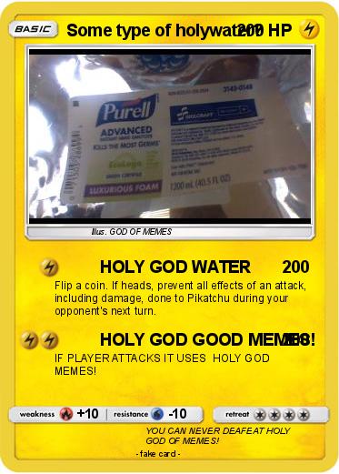 Pokemon Some type of holywater?