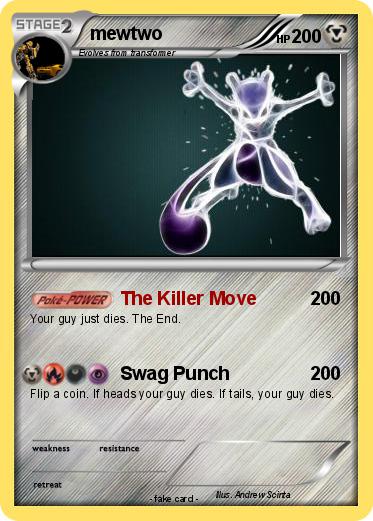 Pokemon mewtwo