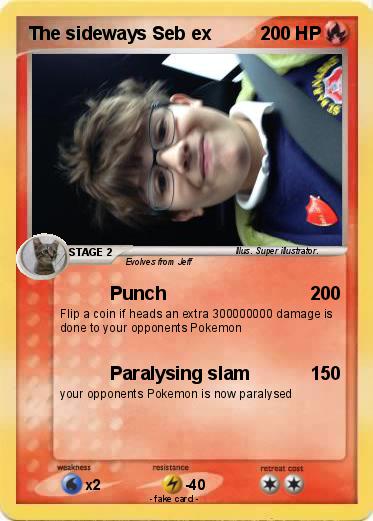 Pokemon The sideways Seb ex