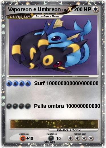 Pokemon Vaporeon e Umbreon