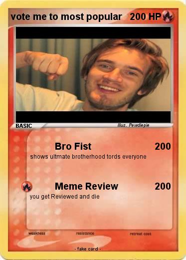 Pokemon vote me to most popular