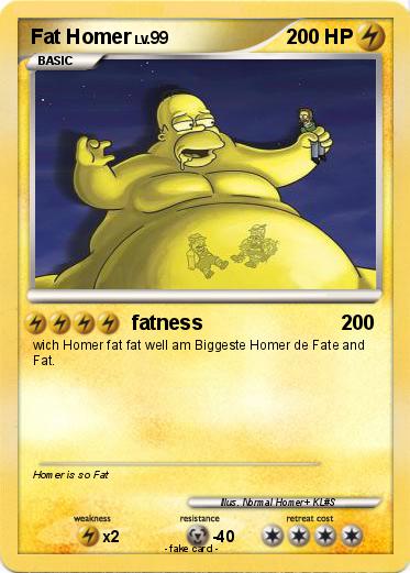 Pokemon Fat Homer
