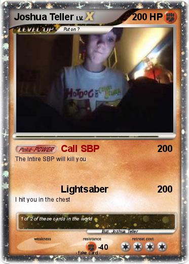 Pokemon Joshua Teller