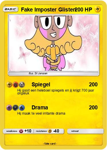 Pokemon Fake Imposter Glisten