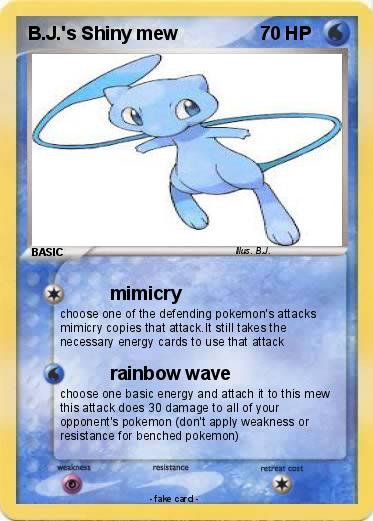 Pokemon B.J.'s Shiny mew