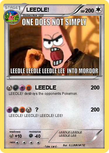 Pokemon LEEDLE!