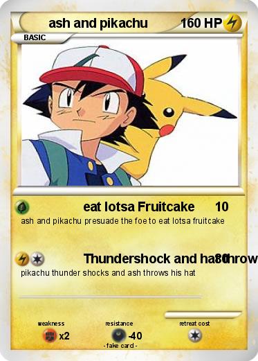 Pokemon ash and pikachu
