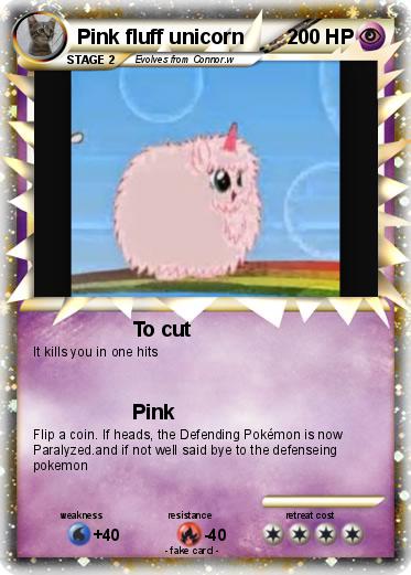 Pokemon Pink fluff unicorn