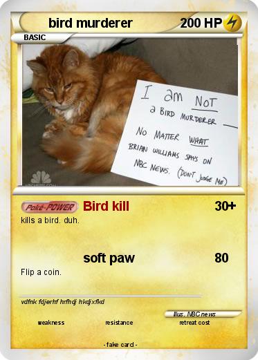 Pokemon bird murderer
