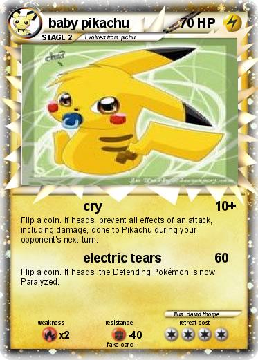 Pokemon baby pikachu