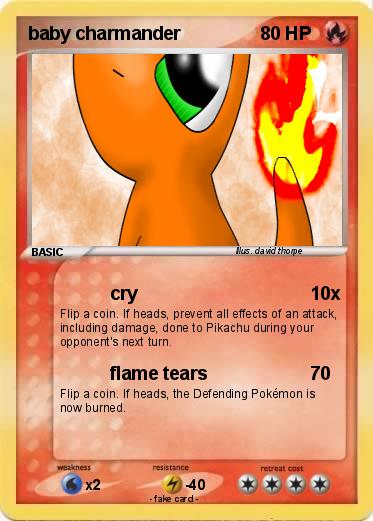 Pokemon baby charmander