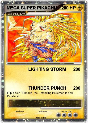 Pokemon MEGA SUPER PIKACHU
