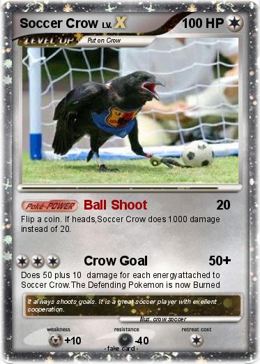 Pokemon Soccer Crow