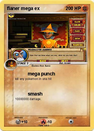 Pokemon flaner mega ex