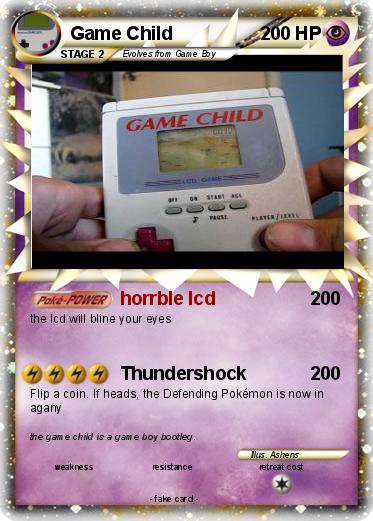 Pokemon Game Child