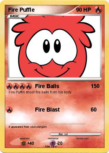 Pokemon Fire Puffle