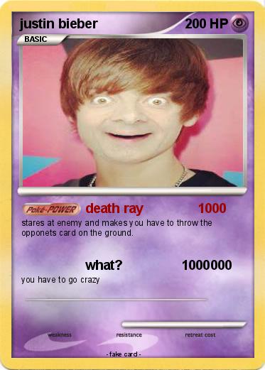 Pokemon justin bieber