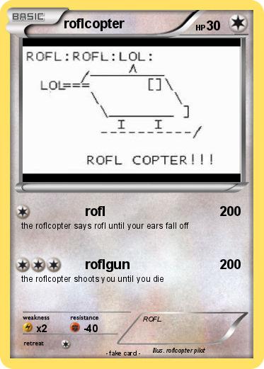 Pokemon roflcopter