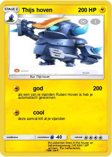 Pokemon Thijs hoven