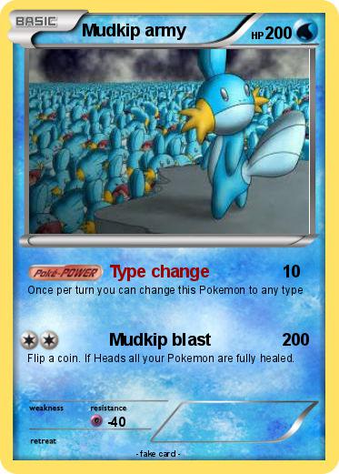 Pokemon Mudkip army