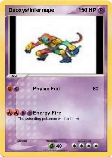 Pokemon Deoxys/Infernape 
