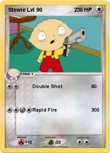 Pokemon Stewie Lvl 90                     2
