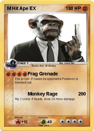 Pokemon M Hit Ape EX