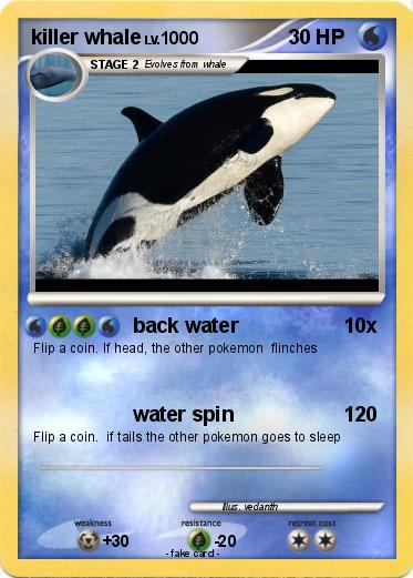 Pokemon killer whale