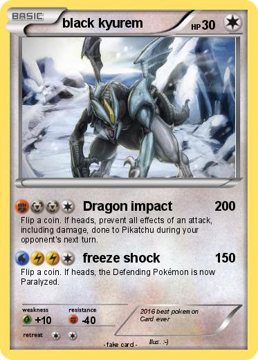 Pokemon black kyurem