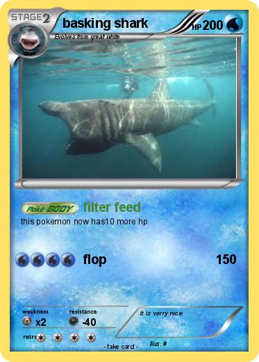Pokemon basking shark