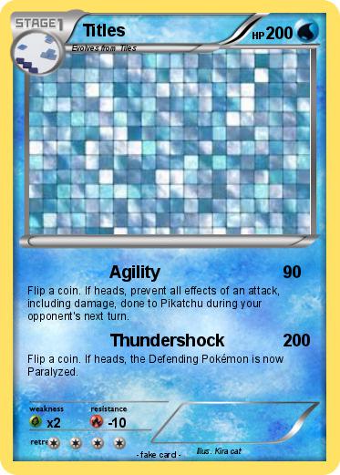 Pokemon Titles