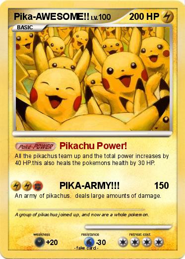Pokemon Pika-AWESOME!!