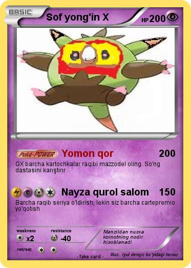 Pokemon Sof yong'in X
