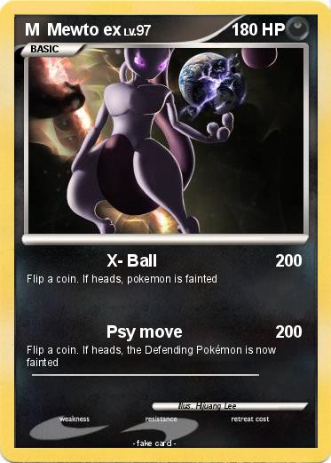 Pokemon M  Mewto ex