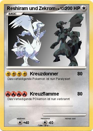 Pokemon Reshiram und Zekrom