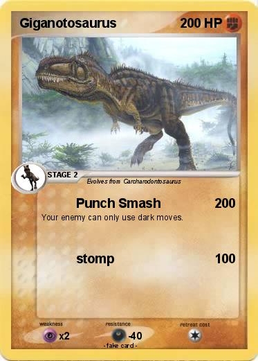 Pokemon Giganotosaurus