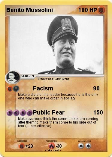 Pokemon Benito Mussolini