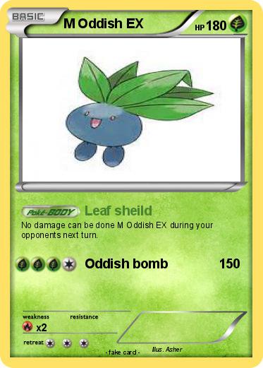 Pokemon M Oddish EX
