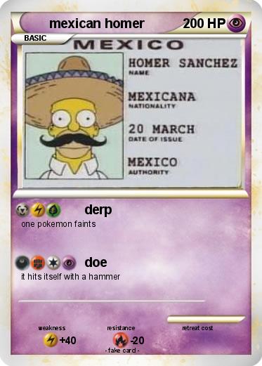 Pokemon mexican homer