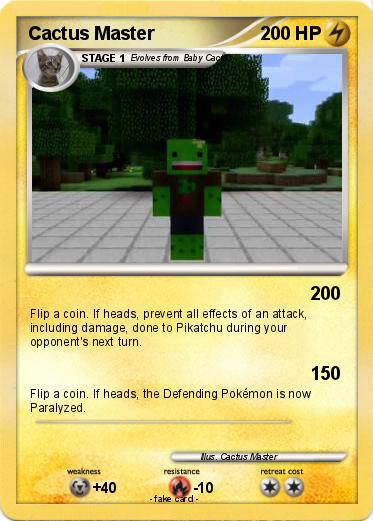 Pokemon Cactus Master
