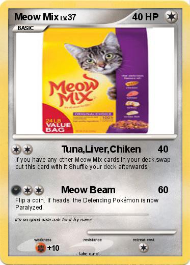 Pokemon Meow Mix