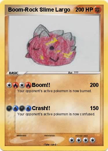 Pokemon Boom-Rock Slime Largo