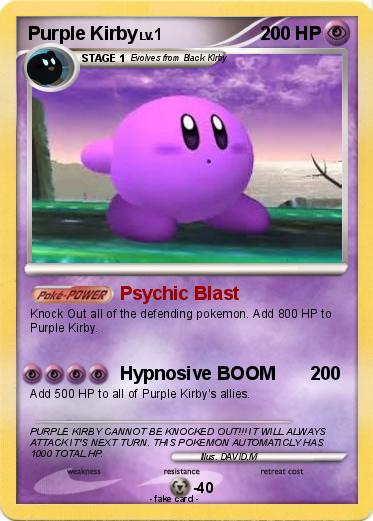 Pokemon Purple Kirby