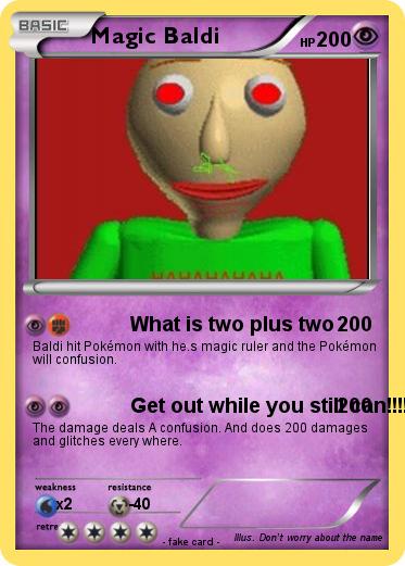 Pokemon Magic Baldi